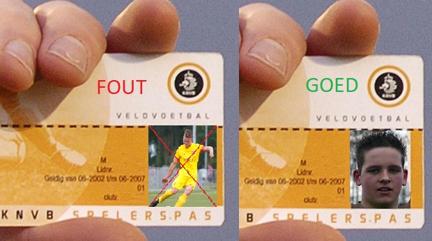 Zorg voor 1 november voor een correcte spelerspasfoto!!