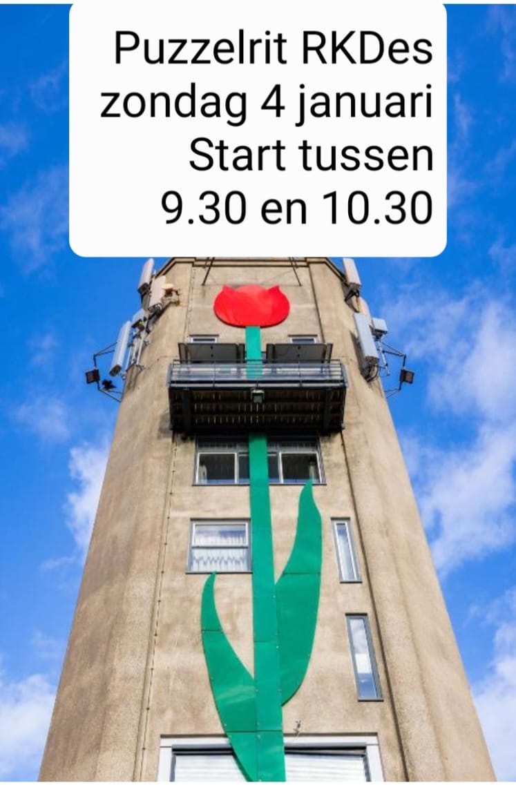 4 januari Puzzelrit