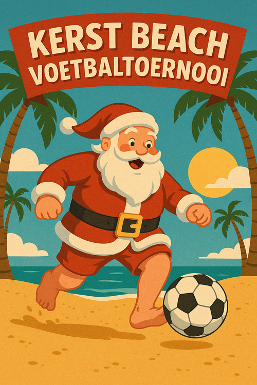Aanmelden kerstbeachtoernooi voor de jeugd