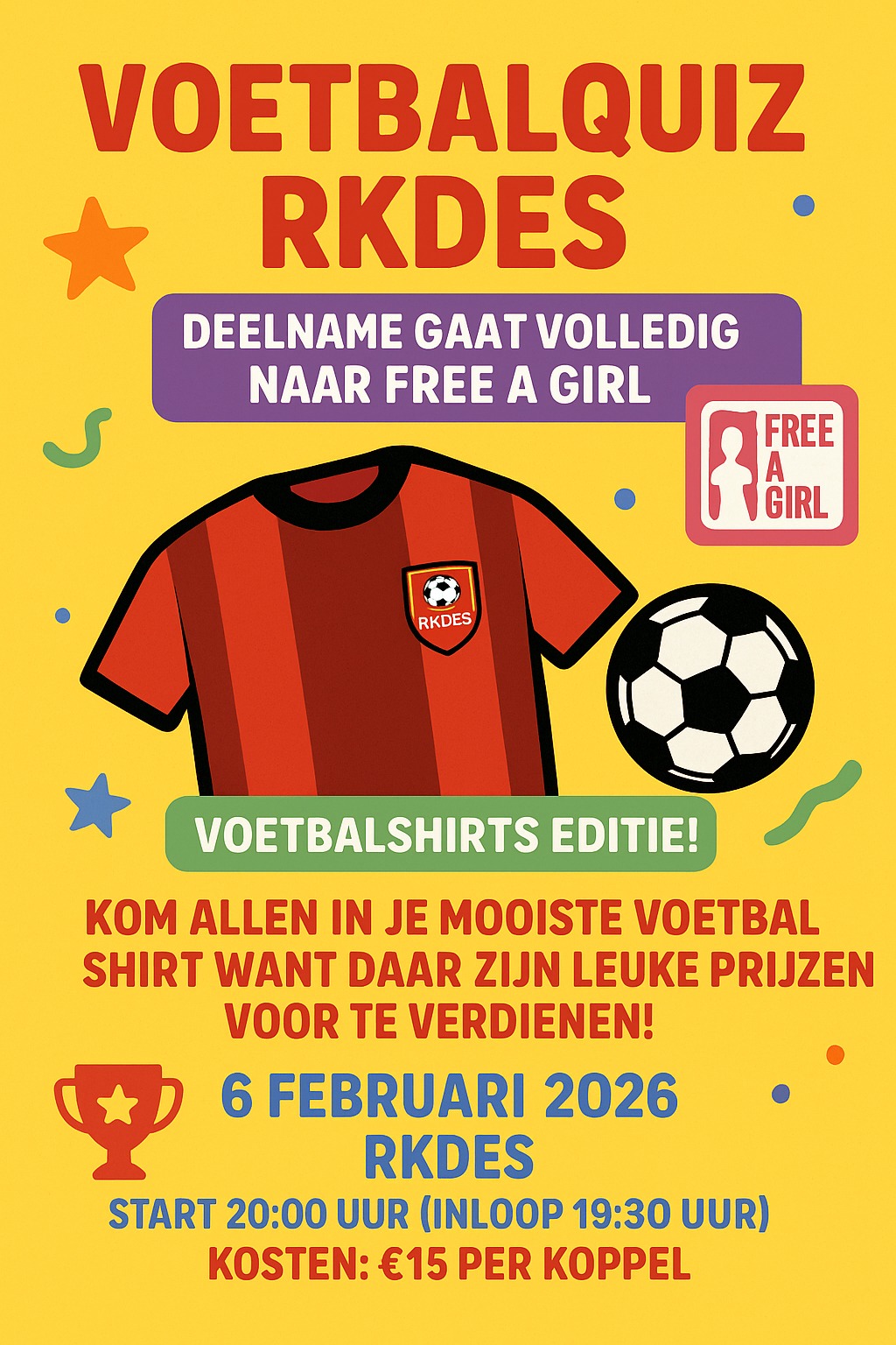 Voetbalquiz RKDES op 6 februari